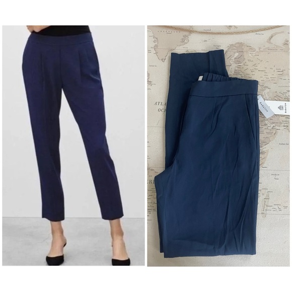 🆕Aritzia Babaton Conan Cropped, Slim-leg Trousers - Picture 1 of 13